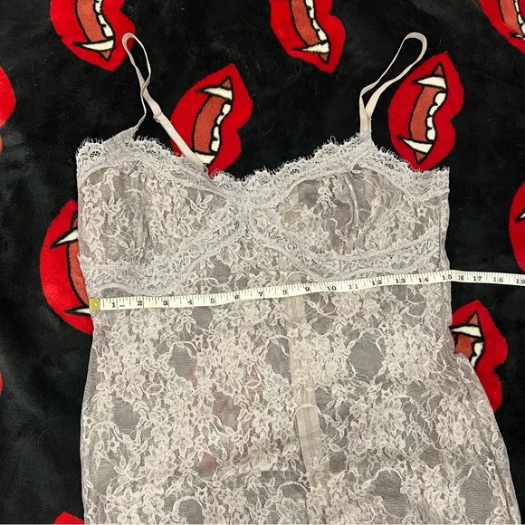 Current Mood x Dolls Kill - BLIND INTUITION MAXI DRESS - GRAY - Picture 6 of 6